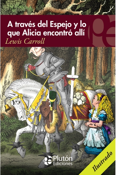 Coberta de A Través del Espejo y lo que Alicia encontró allí — Lewis Carroll