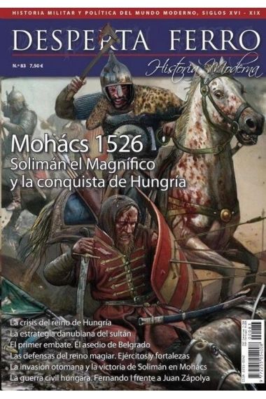 Coberta de DF Mod. Nª83: Mohács 1526. Solimán el Magnífico y la conquista de Hungría