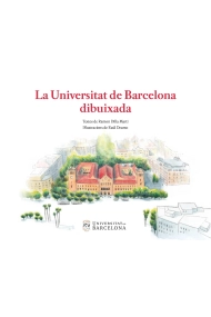 Cubierta de La Universitat de Barcelona dibuixada