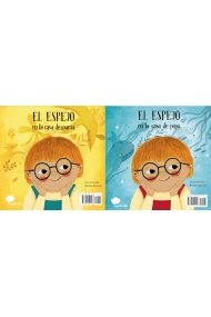 Cubierta de El espejo en la casa de mamá / El espejo en la casa de papá