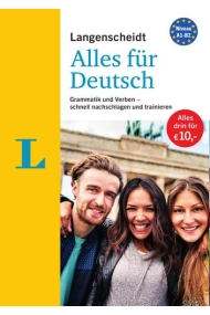Coberta de Langenscheidt Alles für Deutsch  - 3 in 1: Kurzgrammatik, Grammatiktraining und Verbtabellen: Grammatik und Verben - schnell nachschlagen und trainieren