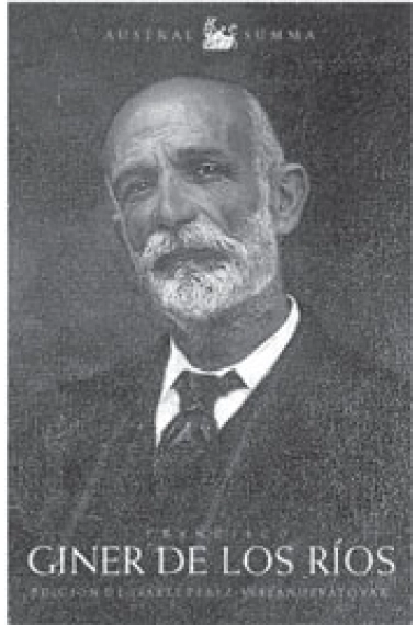 Cubierta de Francisco Giner de los Ríos — Francisco Giner de los Ríos