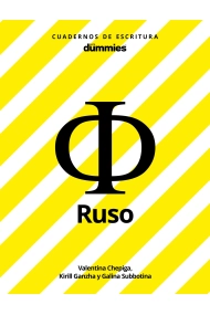 Coberta de Cuadernos de escritura para Dummies. Ruso