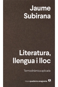 Cover of Literatura, llengua i lloc