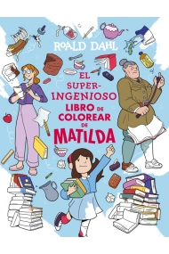 Coberta de El superingenioso libro de colorear de Matilda