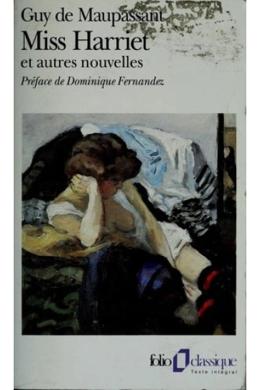 Cubierta de Miss Harriet (Folio (Gallimard)) — Guy de Maupassant