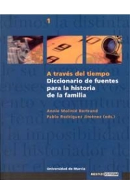 Coberta de A Través del Tiempo: Diccionario de Fuentes para la Historia de la Familia