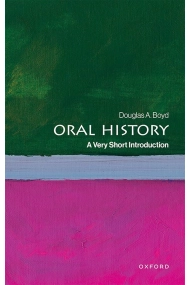Coberta de Oral History: A Very Short Introduction