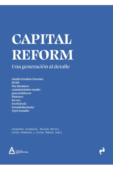 Cover of Capital reform — Aavv