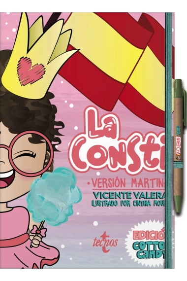 Cover of La Consti Versión Martina. Edición Cotton Candy — Vicente Valera