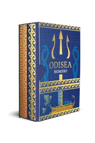 Coberta de Estuche Ilíada & Odisea. Edición limitada con cantos decorados — Homero