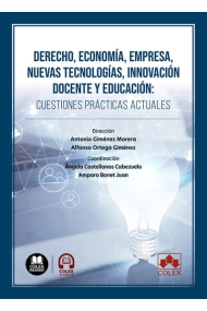 Cubierta de Derecho, Economía, Empresa, Nuevas tecnologías, Innovación Docente y Educación: Cuestiones prácticas actuales
