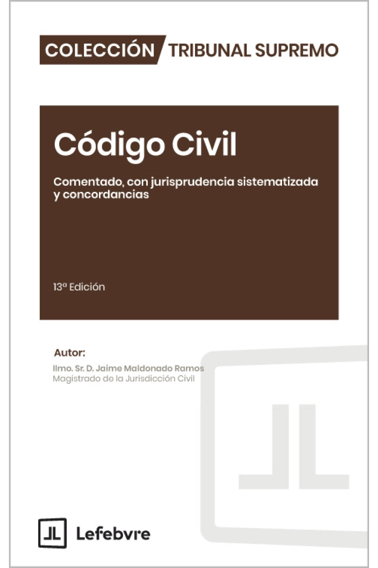Coberta de Código Civil Comentado 13ª EDICION — Lefebvre-El Derecho