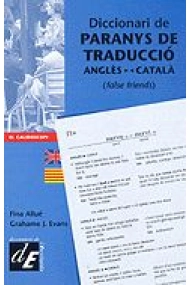Coberta de Diccionari de paranys de traducció anglès-català