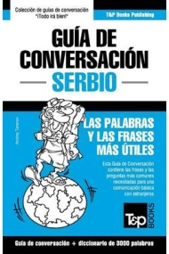 Cubierta de Guía de Conversación Español-Serbio y Vocabulario Temático de 3000 Palabras